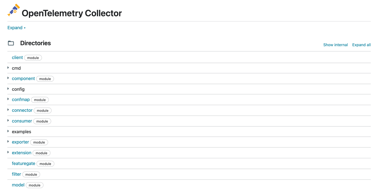 Finding the OpenTelemetry Collector component