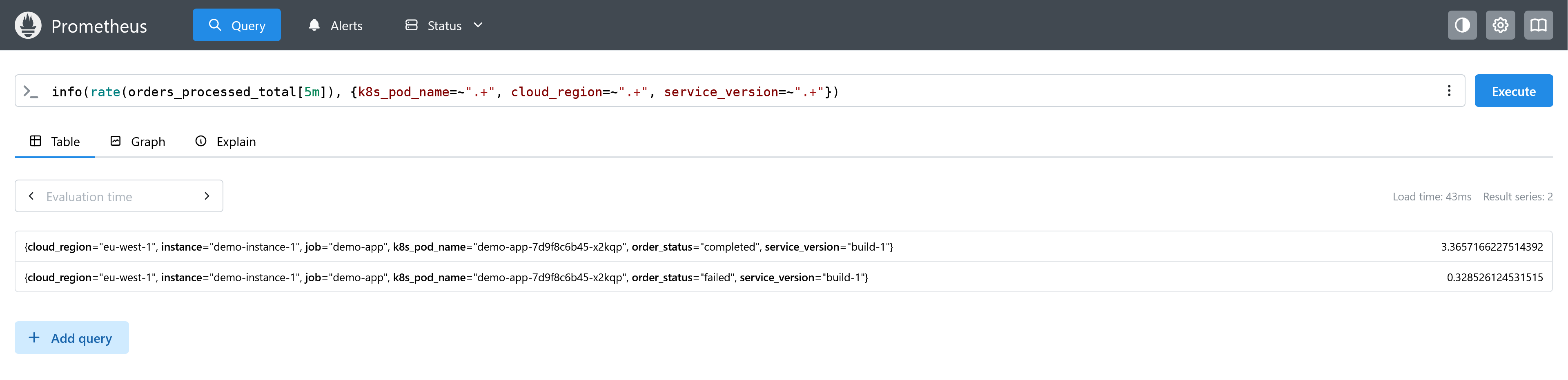 info() works in Prometheus 3.14 with promql-experimental-functions enabled