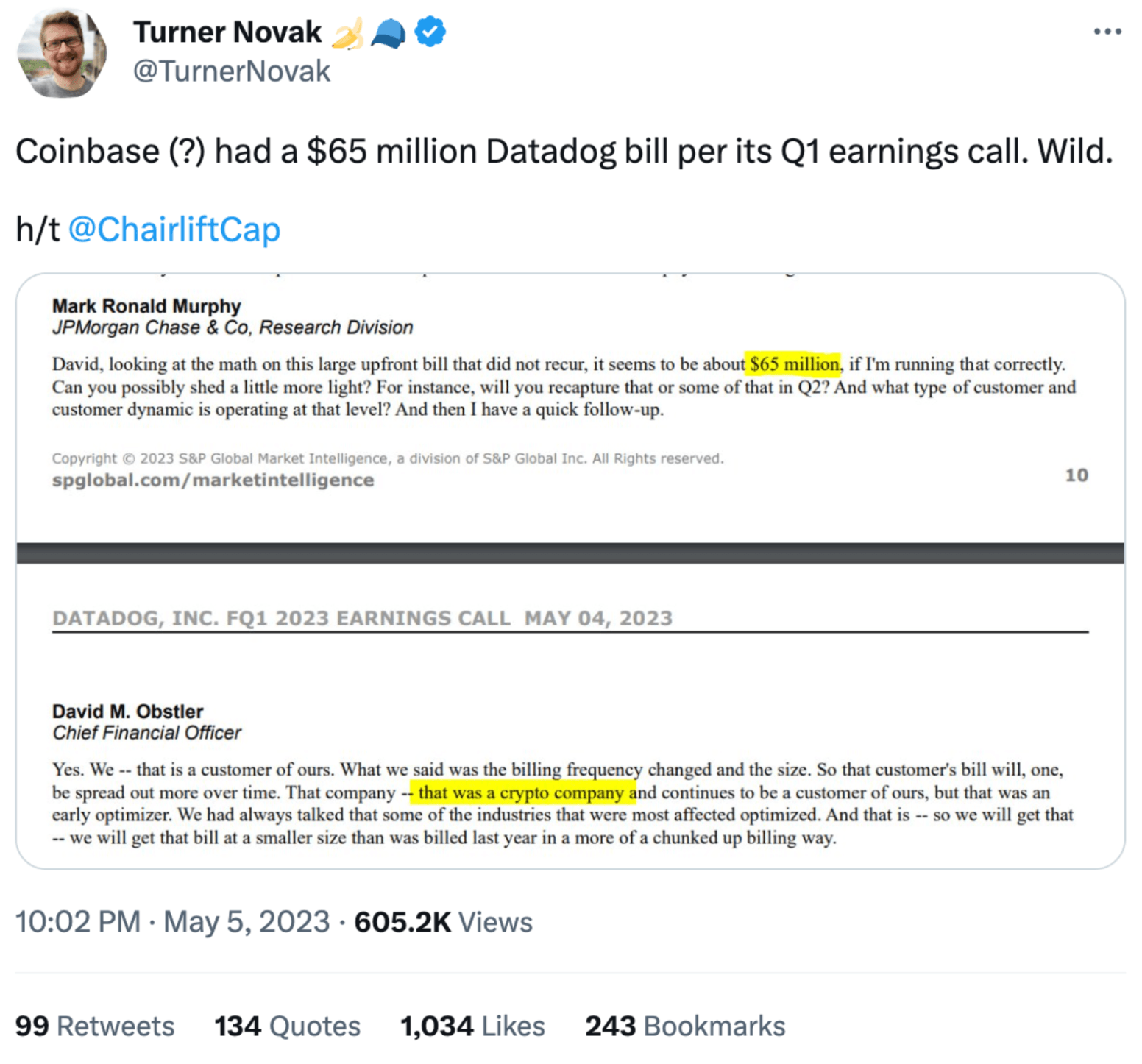 Turner Novak Tweet on X