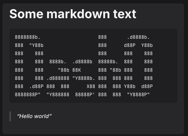 Markdown