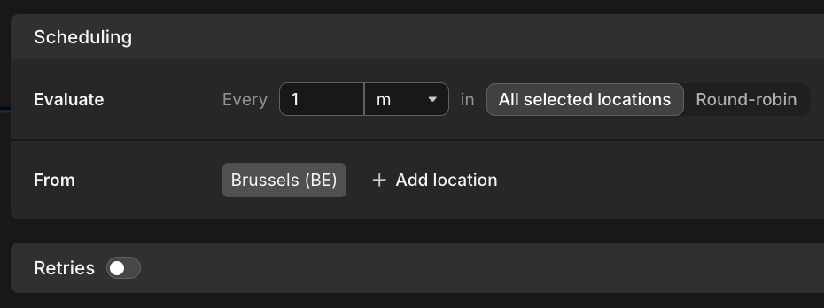 All checks overview