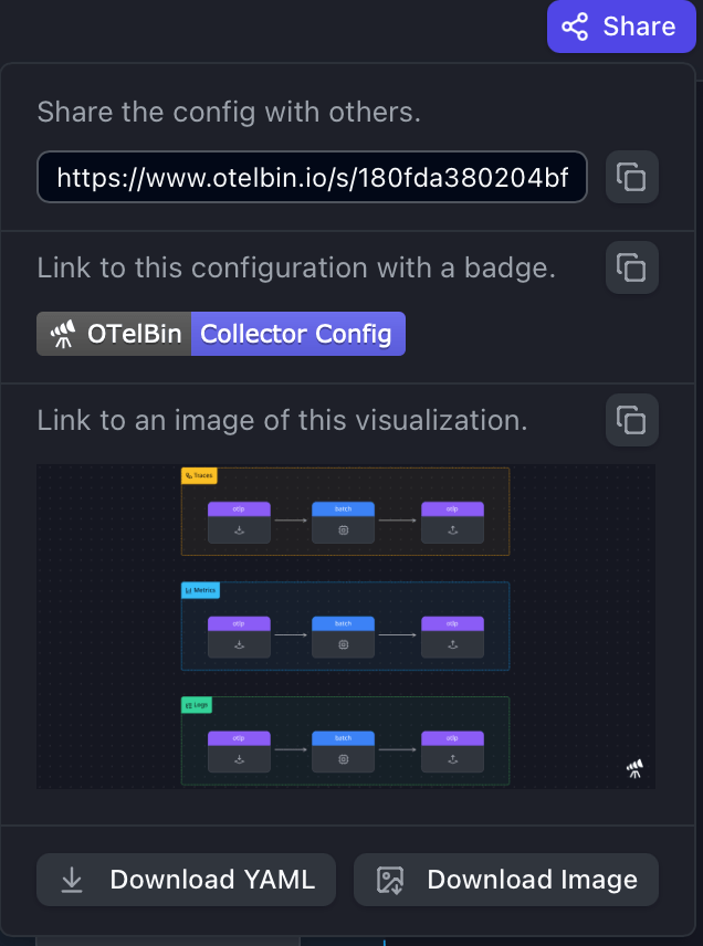 Sharing Options