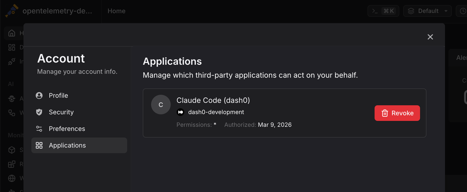 Authorized Applications