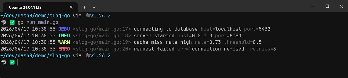 Chambracelet/log in the terminal
