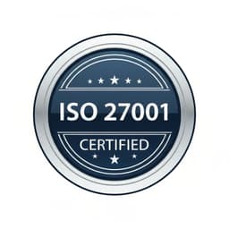 ISO 27001 certification badge