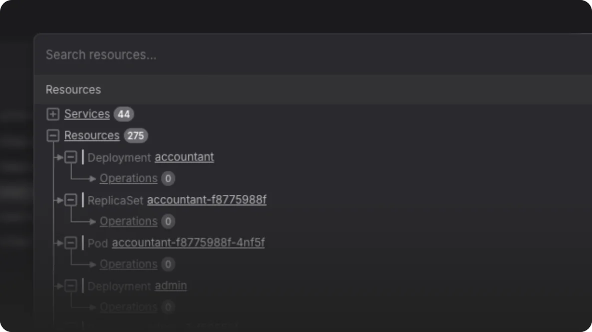 An actionable inventory