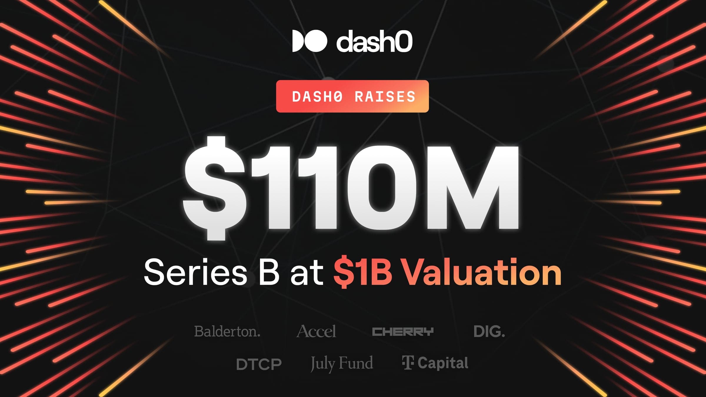 Dash0 Raises $110M Series B at $1B Valuation to Build the AI Nervous System for Production