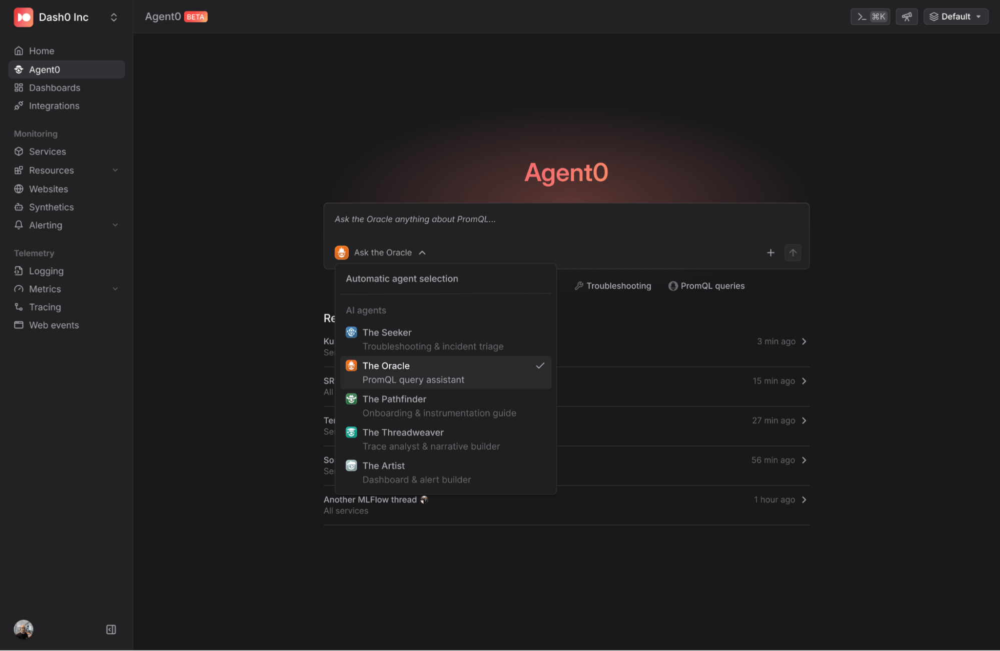 Introducing Agent0 - Dash0’s Agentic AI Platform for Observability