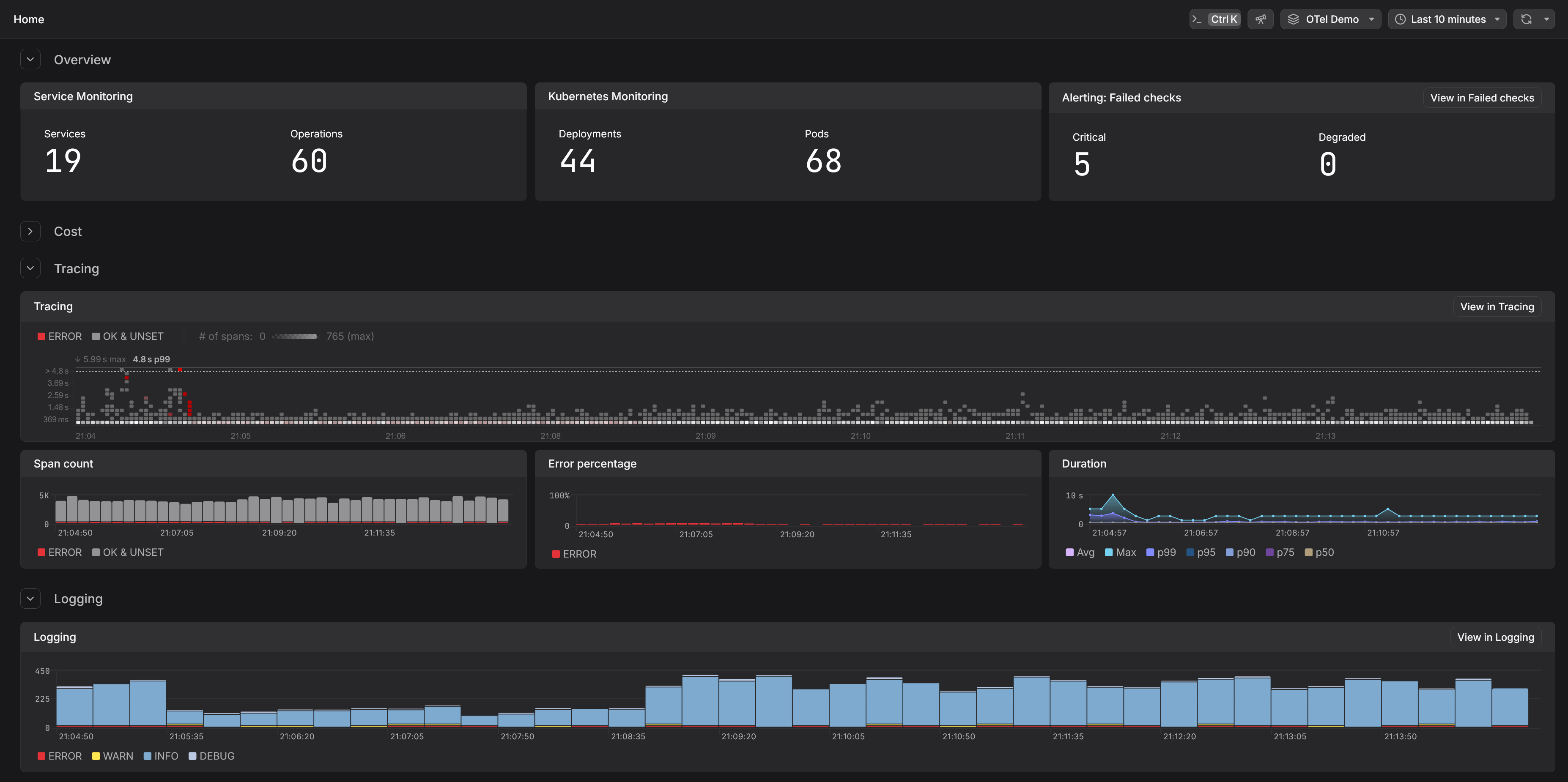 Dash0 Homepage