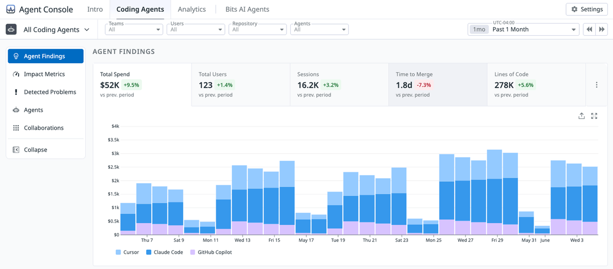 Datadog Agent Console