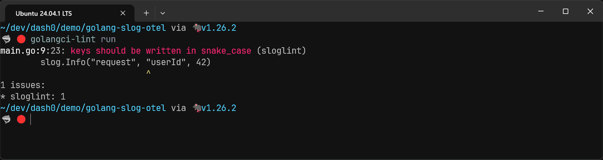 Sloglint ensures everyone is using the same naming convention for attributes