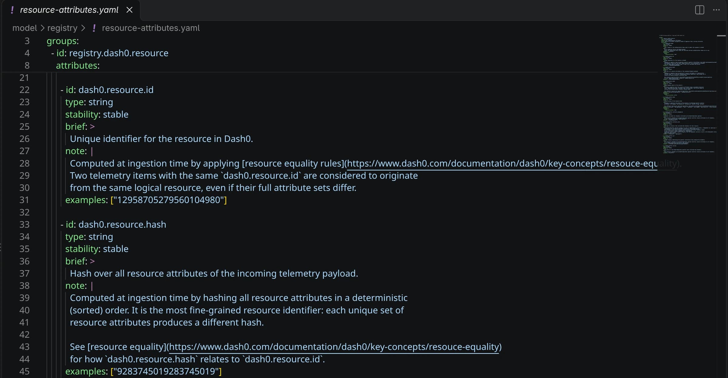 Defining custom attributes