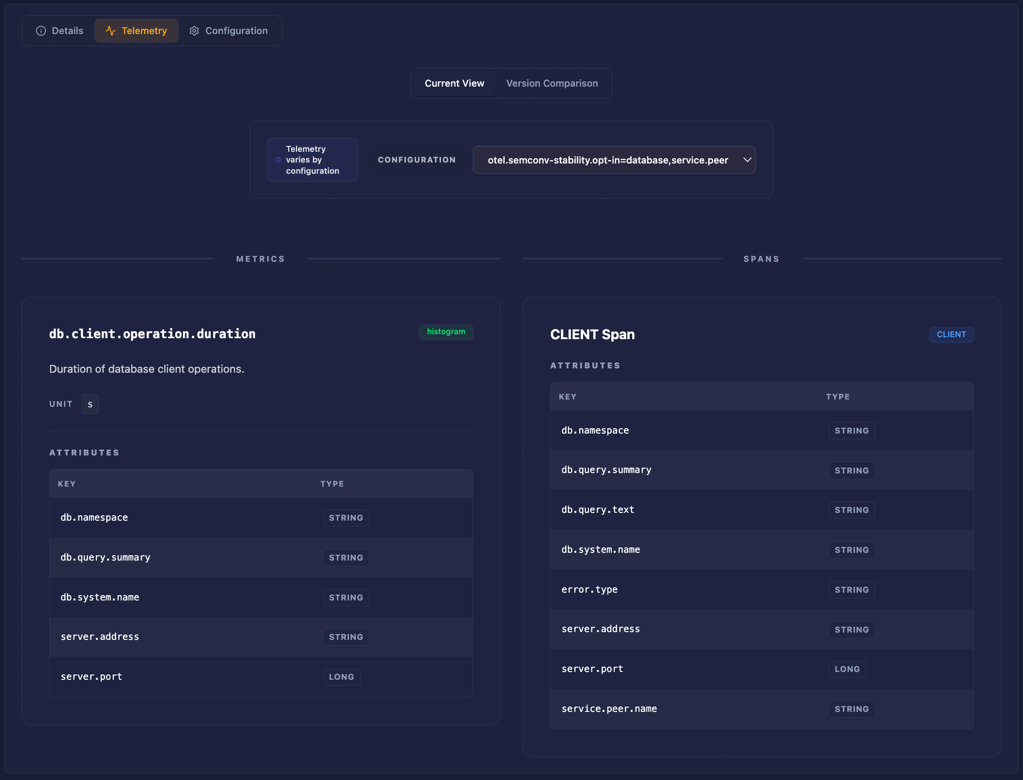 OpenTelemetry Ecosystem Explorer