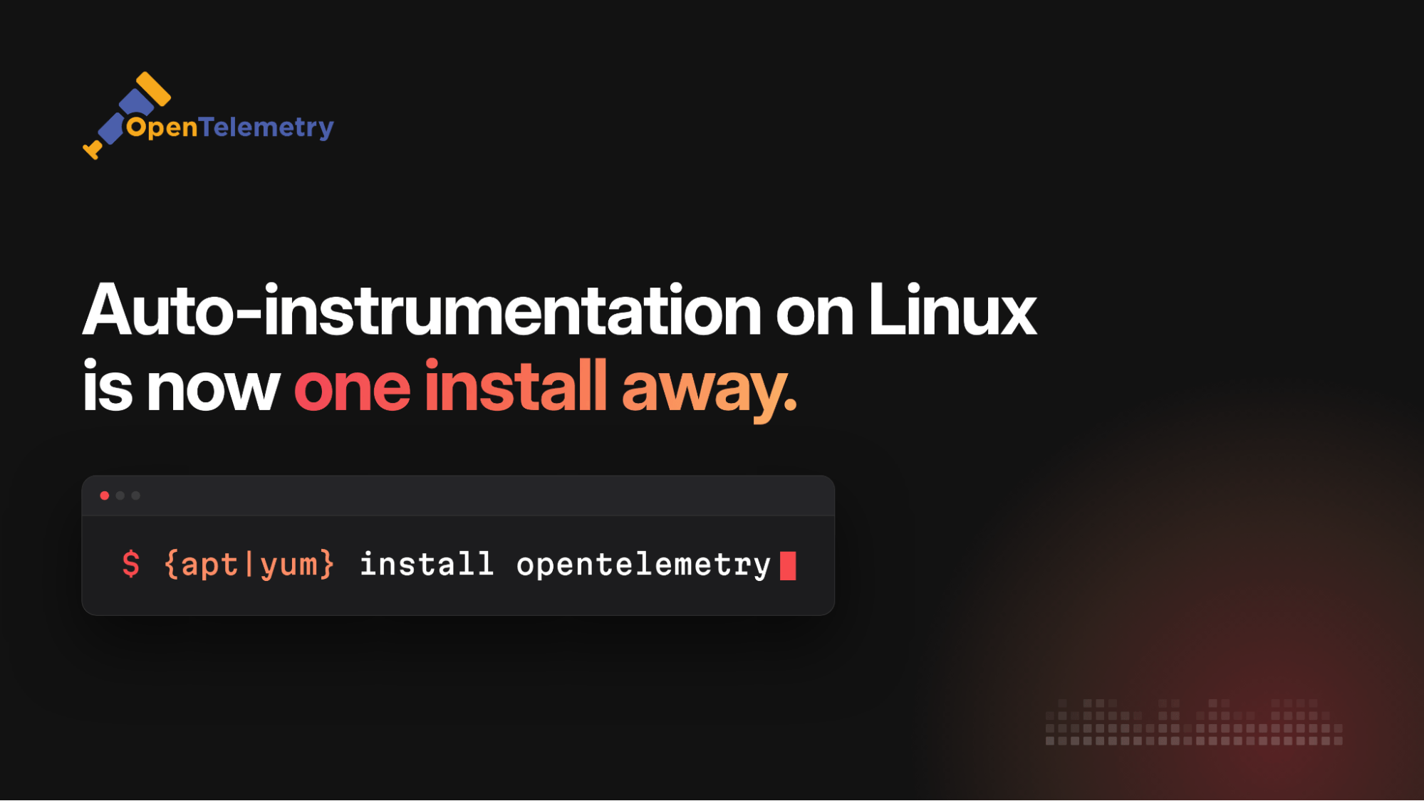 One-Command OpenTelemetry on Linux Hosts
