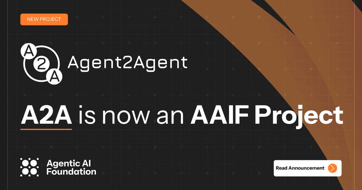 A2A Joins AAIF's Open Agentic Stack