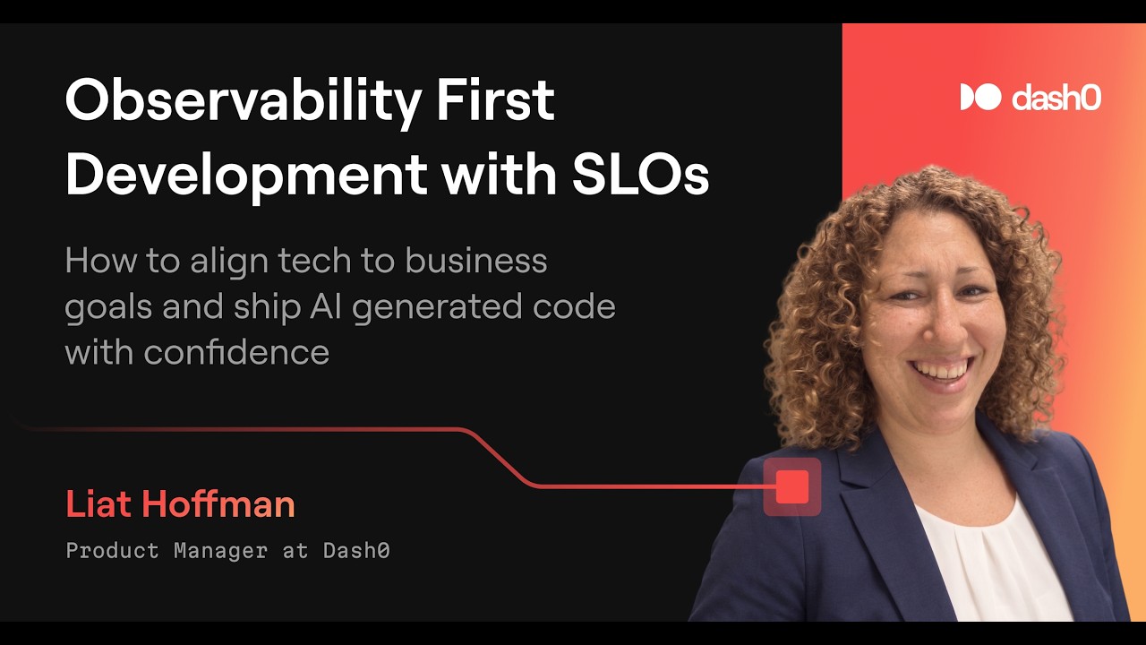 Observability first development with SLOs