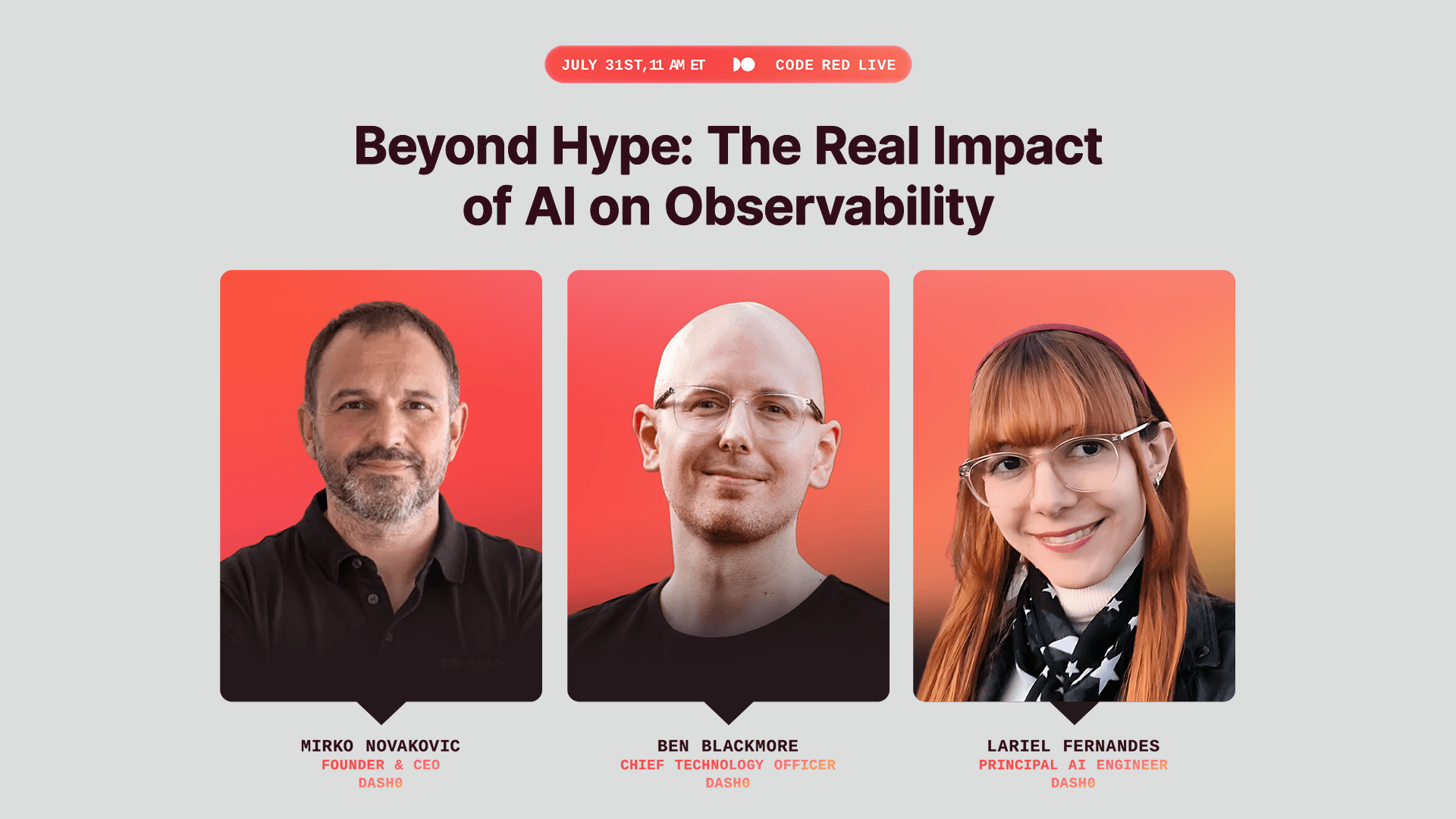 #31 - Code RED LIVE: Beyond Hype - The Real Impact of AI on Observability