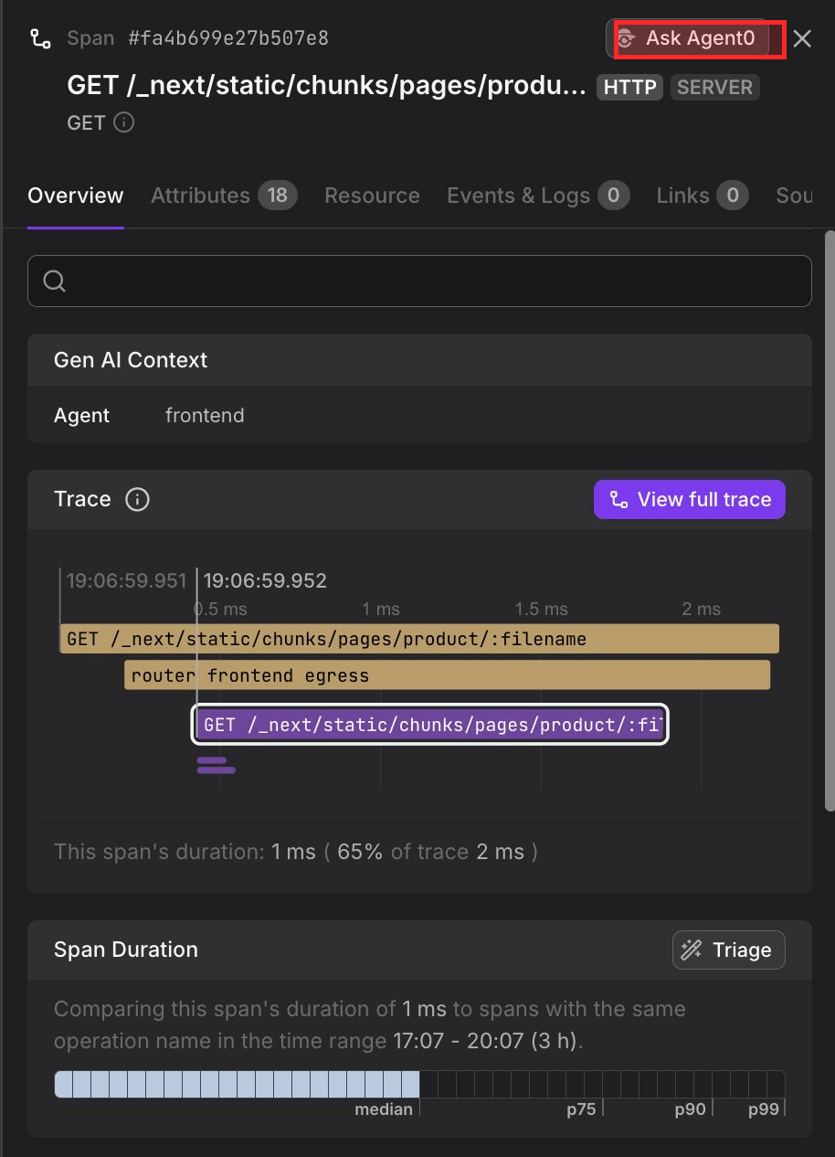 Agent0 sidepanel