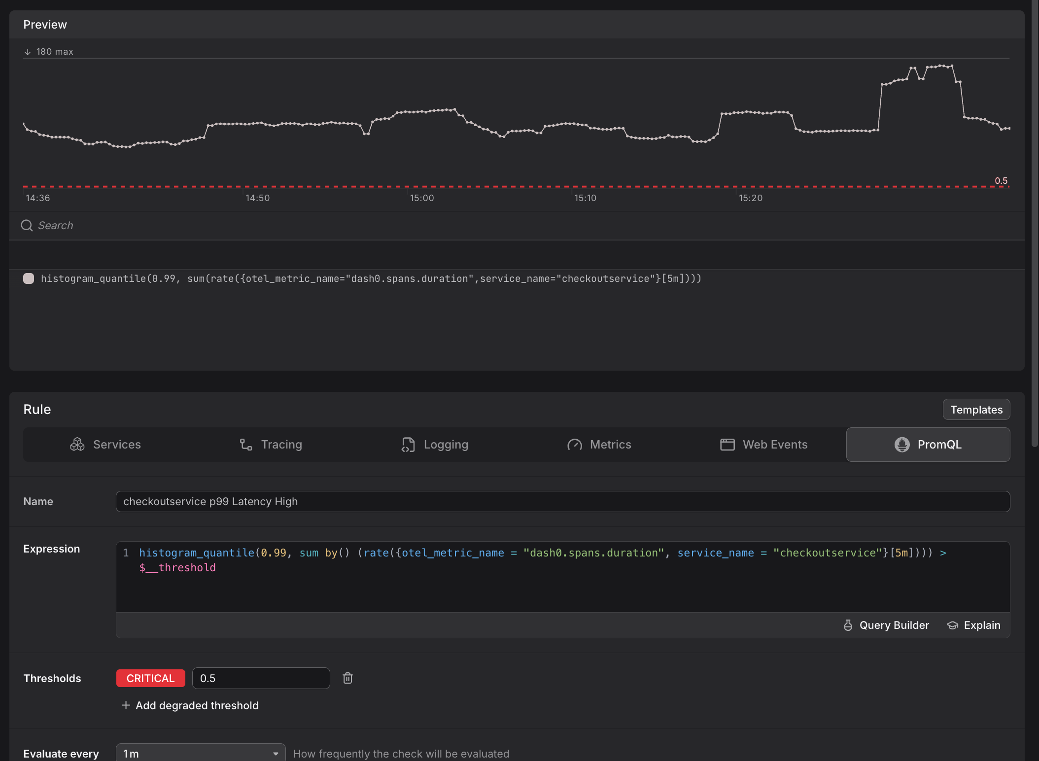 Create Check Rule