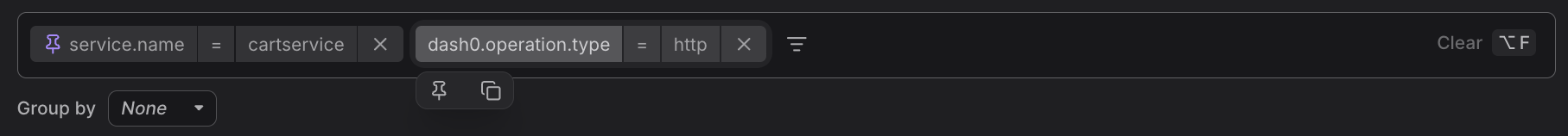 Pinning Filters