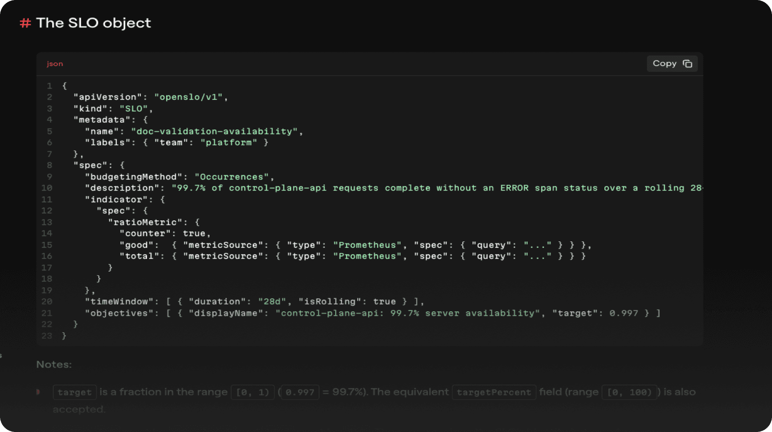 OpenSLO, in your IaC